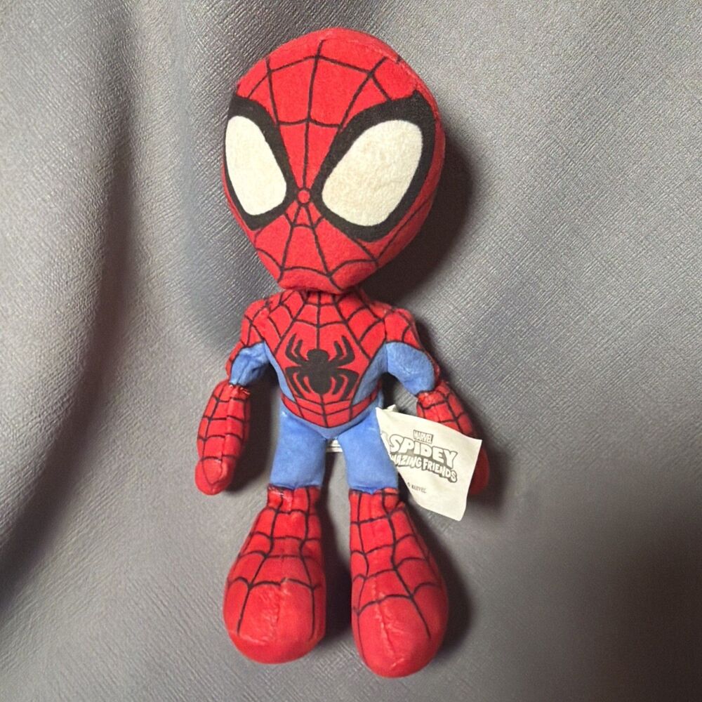 Spidey and His Amazing Friends Spiderman Plush Figure Disney Jr Marvel -G